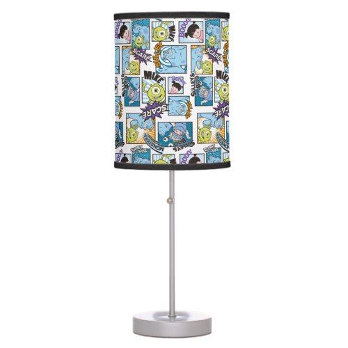 Monsters Inc  Comic Pattern Mania Table Lamp