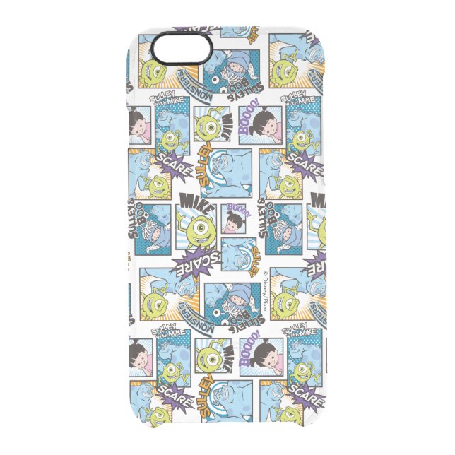 Monsters, Inc. | Comic Pattern Mania Uncommon iPhone Case (Back)