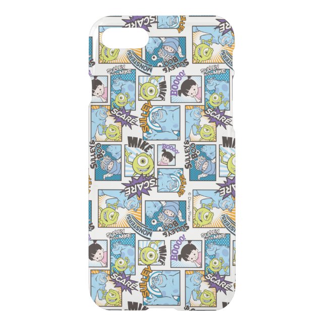 Monsters, Inc. | Comic Pattern Mania Uncommon iPhone Case (Back)