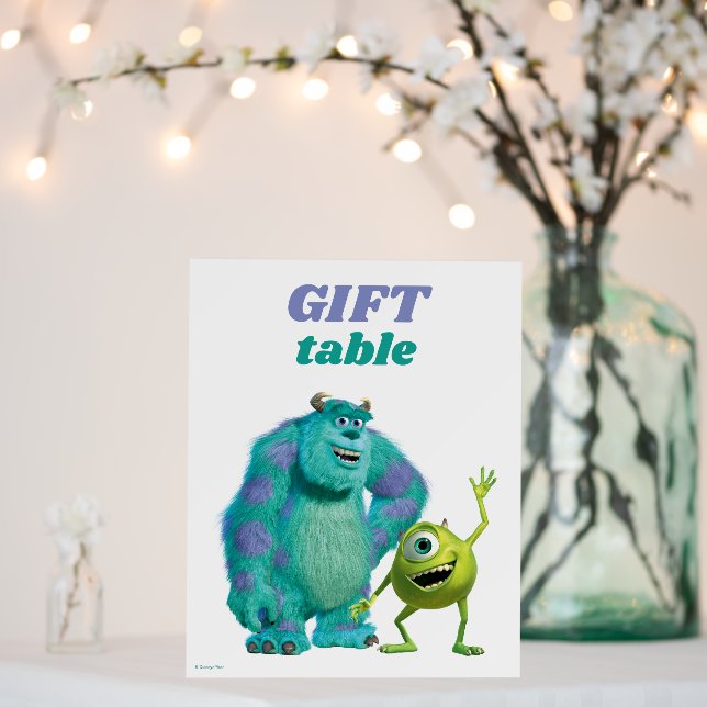 Monsters Inc. Happy Birthday Cards & Gifts Foam Board (In Situ (Wedding))