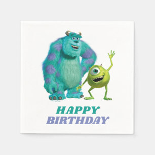 Monsters Inc. Happy Birthday Napkins
