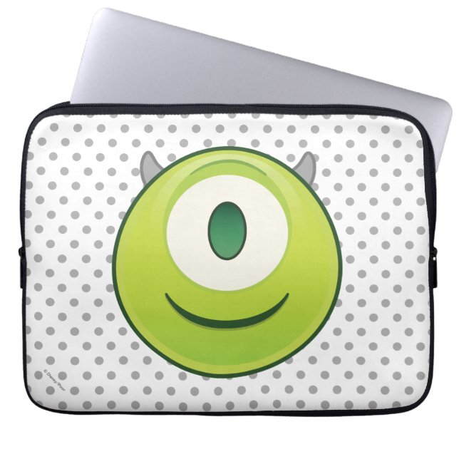 Monsters, Inc. | Mike Emoji Laptop Sleeve (Front)
