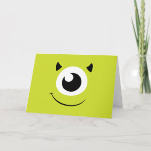 Monsters Inc.   Mike Face Card