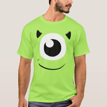 Monsters Inc. | Mike Face T-shirt by disneypixarmonsters at Zazzle