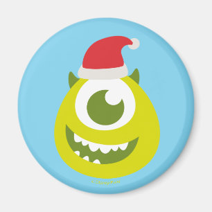 Monsters Inc. Mike in Santa Hat Magnet