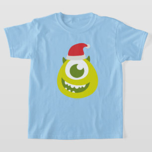 Monsters Inc. Mike in Santa Hat T-Shirt