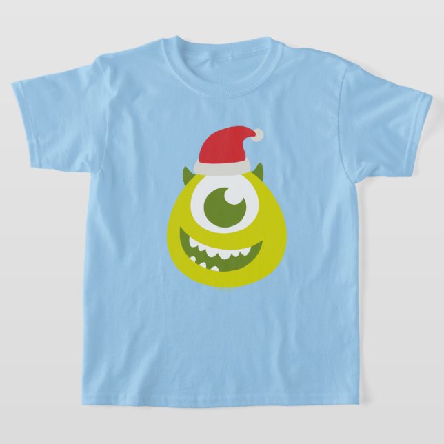 Monsters Inc. | Mike in Santa Hat T-Shirt (Laydown)