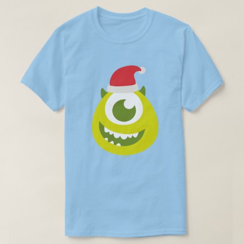 Monsters Inc  Mike in Santa Hat T_Shirt
