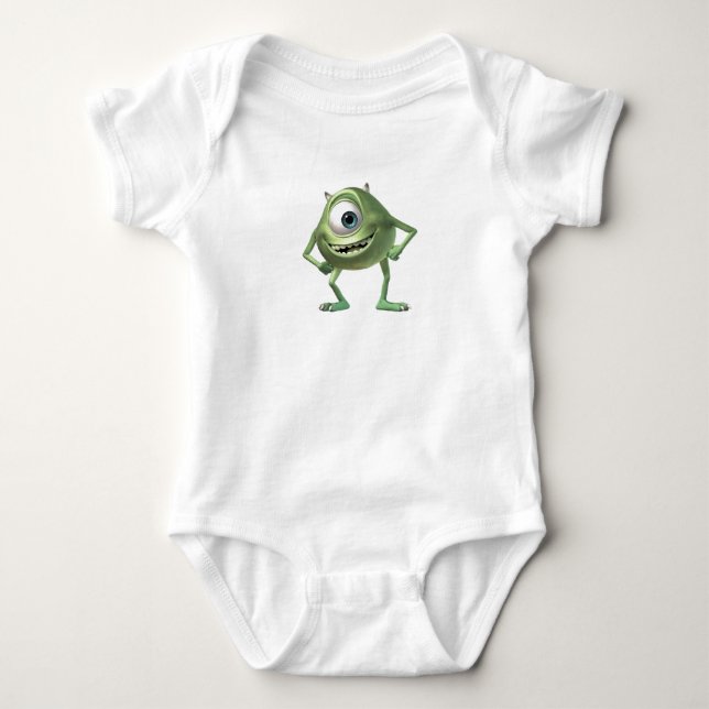 Monsters, Inc. Mike Ready for Business Disney Baby Bodysuit (Front)