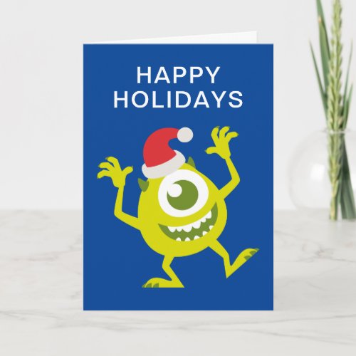 Monsters Inc  Mike Santa Claus Dance Card