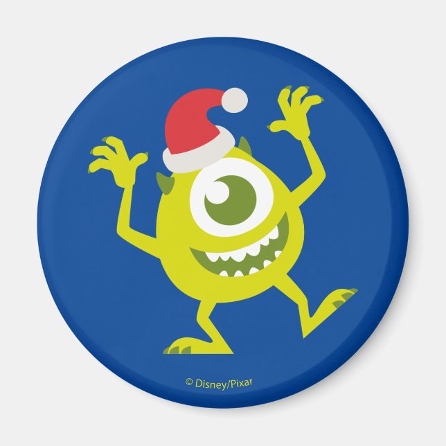 Monsters Inc. | Mike Santa Claus Dance Magnet (Front)