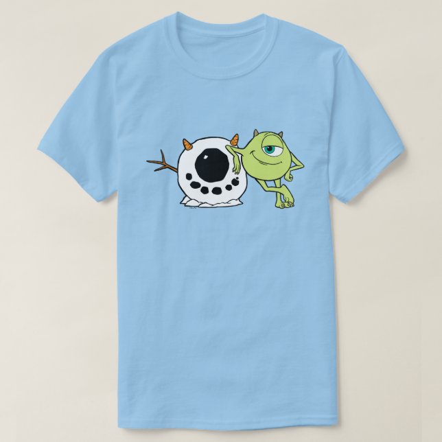 Monsters Inc. | Mike & Snowman T-Shirt (Design Front)