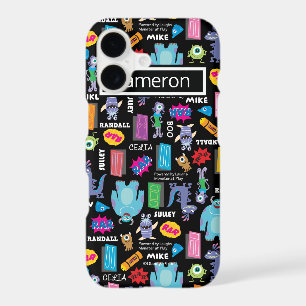 Monsters, Inc. Pattern Your Name iPhone 17 Case