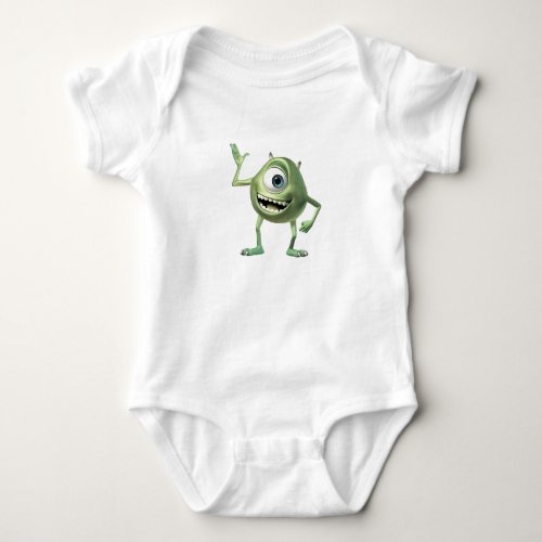 Monsters Incs Mike Waving Disney Baby Bodysuit