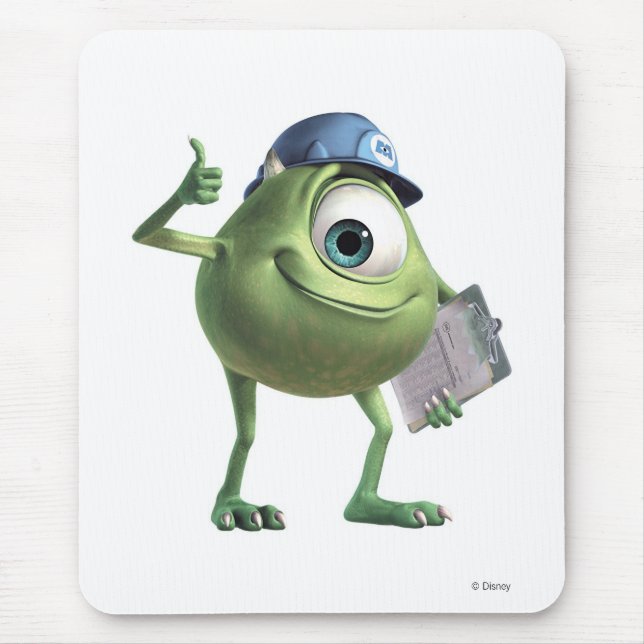 Monsters Inc.'s Mike with Clipboard Mouse Pad (Front)