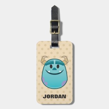 Monsters  Inc. | Sulley Emoji Luggage Tag by disneypixarmonsters at Zazzle