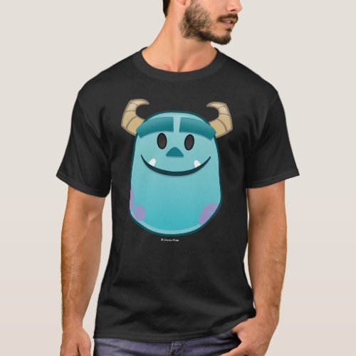 Monsters Inc  Sulley Emoji T_Shirt