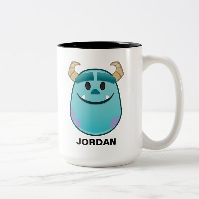 Monsters, Inc. | Sulley Emoji Two-Tone Coffee Mug (Right)