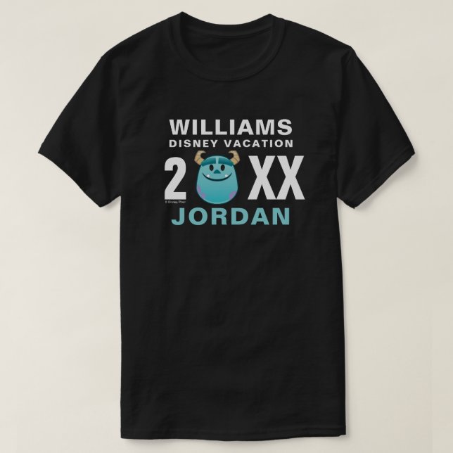 Monsters, Inc. | Sulley - Family Vacation & Year T-Shirt (Design Front)