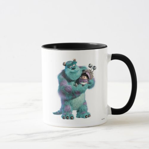 Monsters Inc Sulley holding Boo in costume in arms Mug