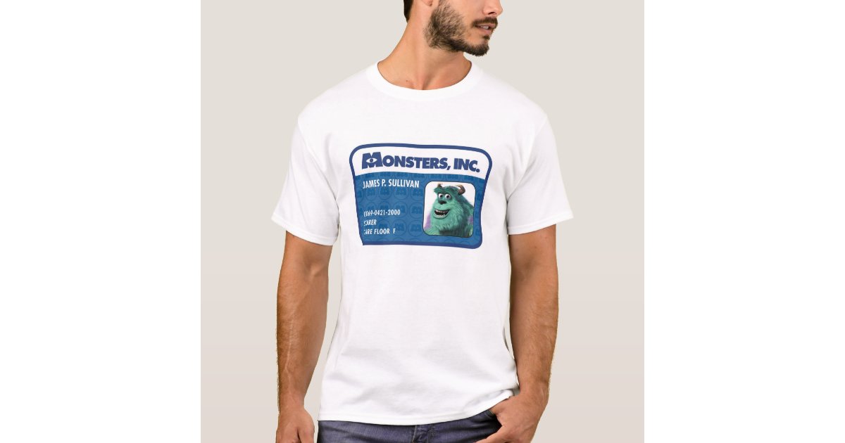 James P. Sullivan Baseball Jersey Shirt Monsters Inc Funny Disney