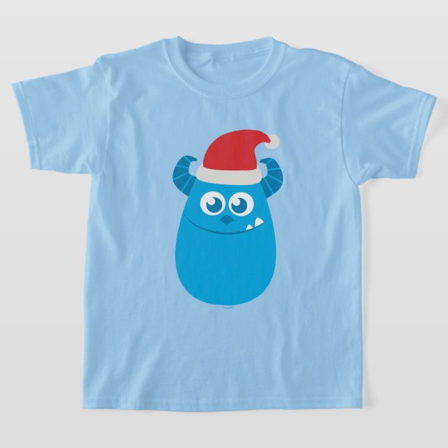 Monsters Inc. | Sulley Santa Hat Smile T-Shirt (Laydown)