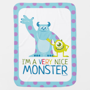 Monsters Inc. Very Nice Monster Baby Blanket