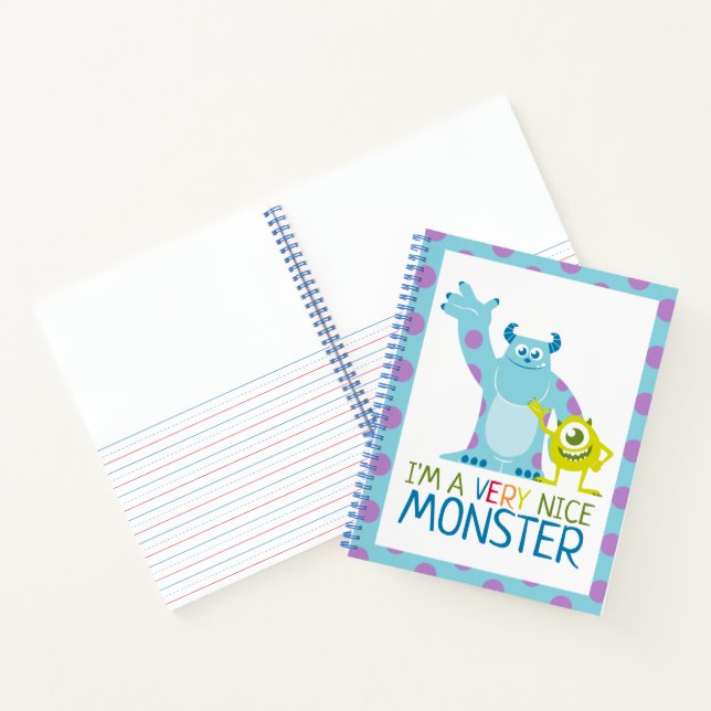 Monsters Inc. Very Nice Monster Notebook (Inside)