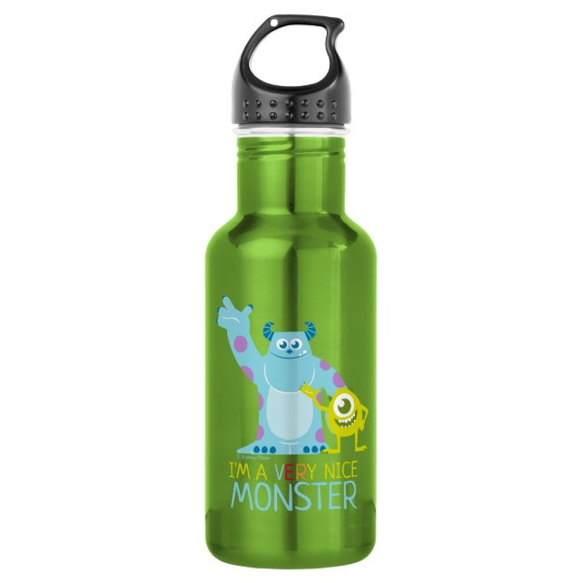 Monsters Inc. Very Nice Monster Stainless Steel Water Bottle (Front)