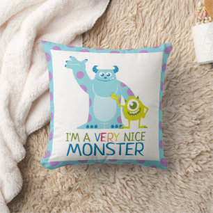 Monsters Inc. Very Nice Monster Throw Pillow