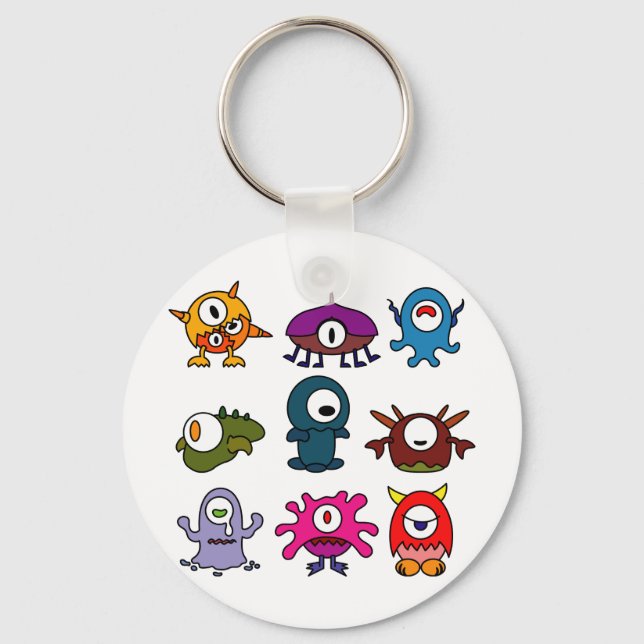 Monsters Keychain (Front)