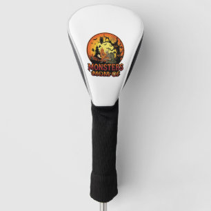 Monsters Mom Halloween Skeleton Pumpkin Owl Spooky Golf Head Cover