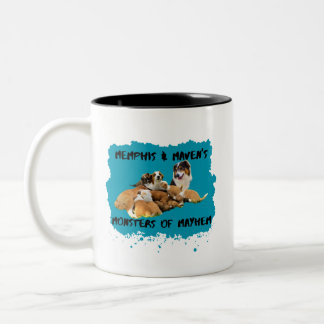 Monsters of mayhem Two-Tone coffee mug