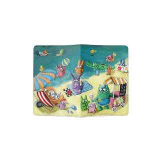 Monsters on the Beach Passport Holder