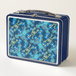 Monsters Pattern Metal Lunch Box