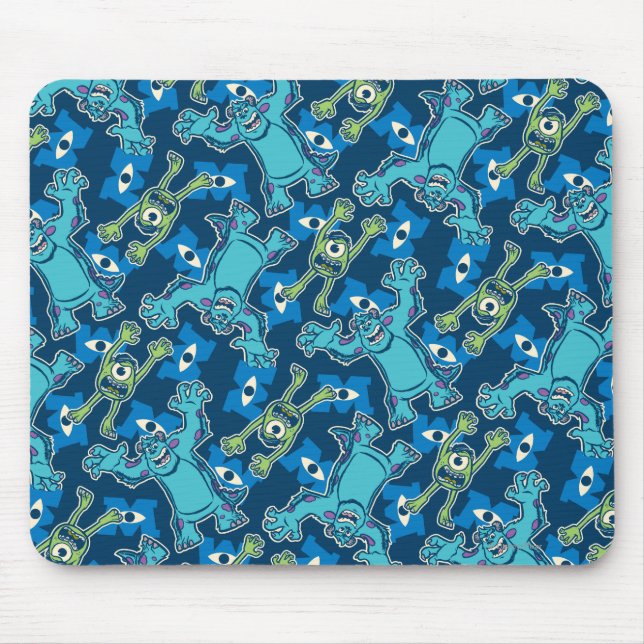 Monsters Pattern Mouse Pad (Front)