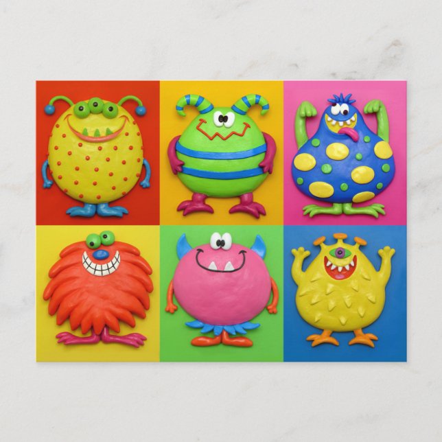 Monsters Postcard (Front)