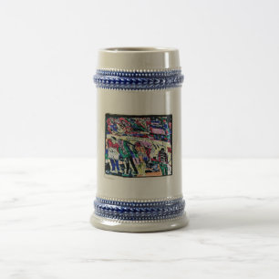 monsters stock market beer stein