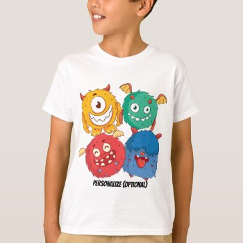 Monsters T-shirt by StargazerDesigns at Zazzle