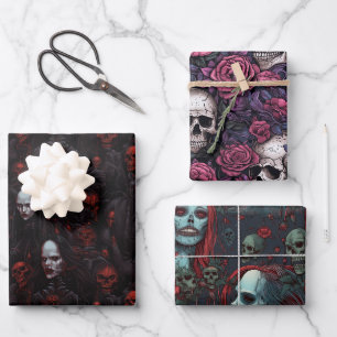 Monsters-Themed Trio Wrapping Paper Set