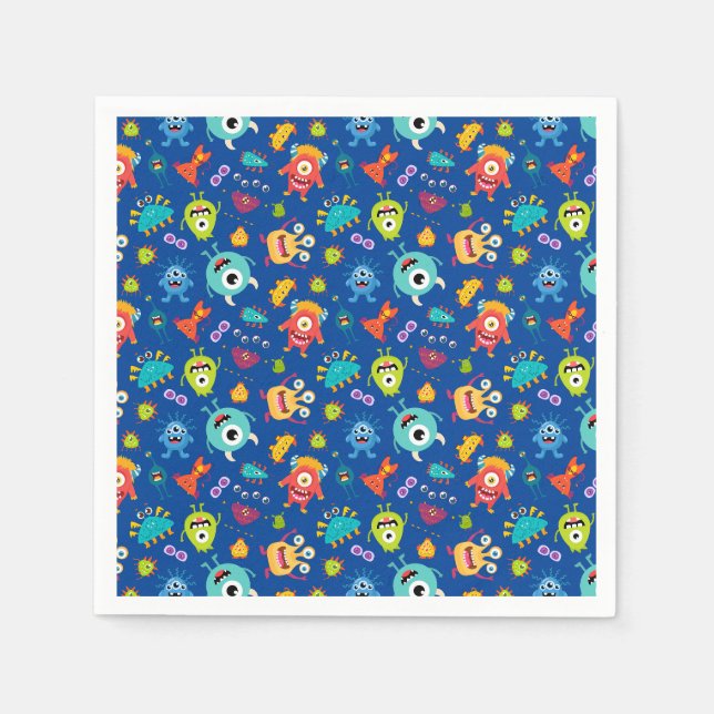 Monsters Time Napkins (Front)