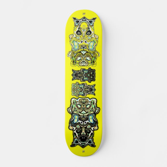 Monsters Totem Skateboard (Front)