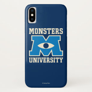 Monsters University Blue Logo iPhone X Case