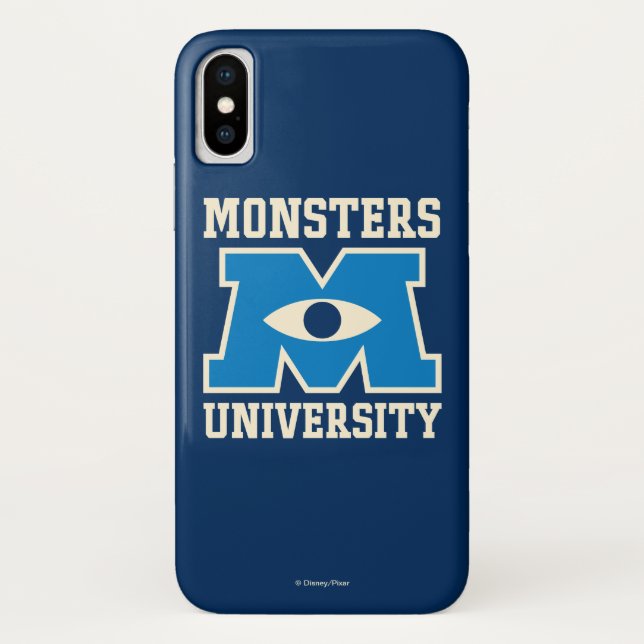 Monsters University Blue Logo Case-Mate iPhone Case (Back)