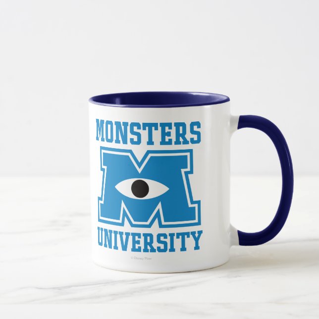 Monsters University Blue Logo Mug (Right)