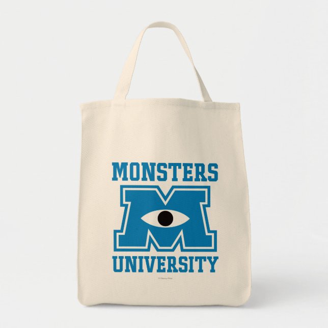 Monsters University Blue Logo Tote Bag (Front)