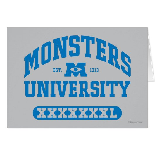 Monsters University - Est. 1313 Cards (Front Horizontal)