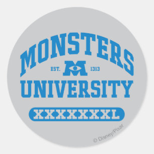 Monsters University - Est. 1313 Classic Round Sticker
