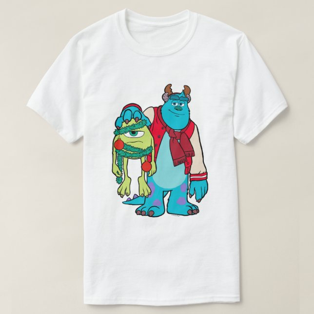 Monsters University | Mike & Sulley Holiday Cheer T-Shirt (Design Front)