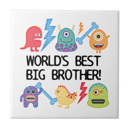 Monsters World Best Big Brother Tile